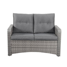 Load image into Gallery viewer, The Leigh 4 Seat Rattan Sofa Lounge Set
