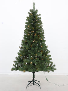 Winter Fir Green Pre-Lit Artificial Christmas Tree - LED multi function lights