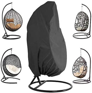 Premium Guard Outdoor Hanging Chair Cover - Large/Black