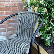 Load image into Gallery viewer, The Bolero 2 Seat Modern Rattan Bistro Set - Grey
