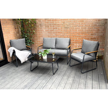Load image into Gallery viewer, Kendal modern 4 Piece Garden Rattan Set
