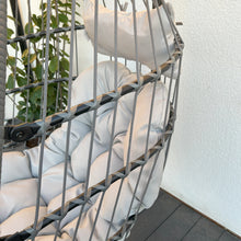 Load image into Gallery viewer, Azura Hanging Egg Chair - Swing Pod Egg Chair - Large with deep Grey Cushions
