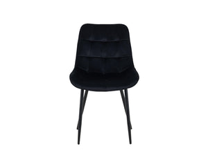 Erica Plush Velvet Comfort Dining Chairs - Set of 4