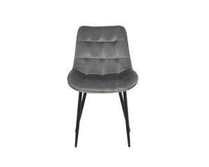 Erica Plush Velvet Comfort Dining Chairs - Set of 4