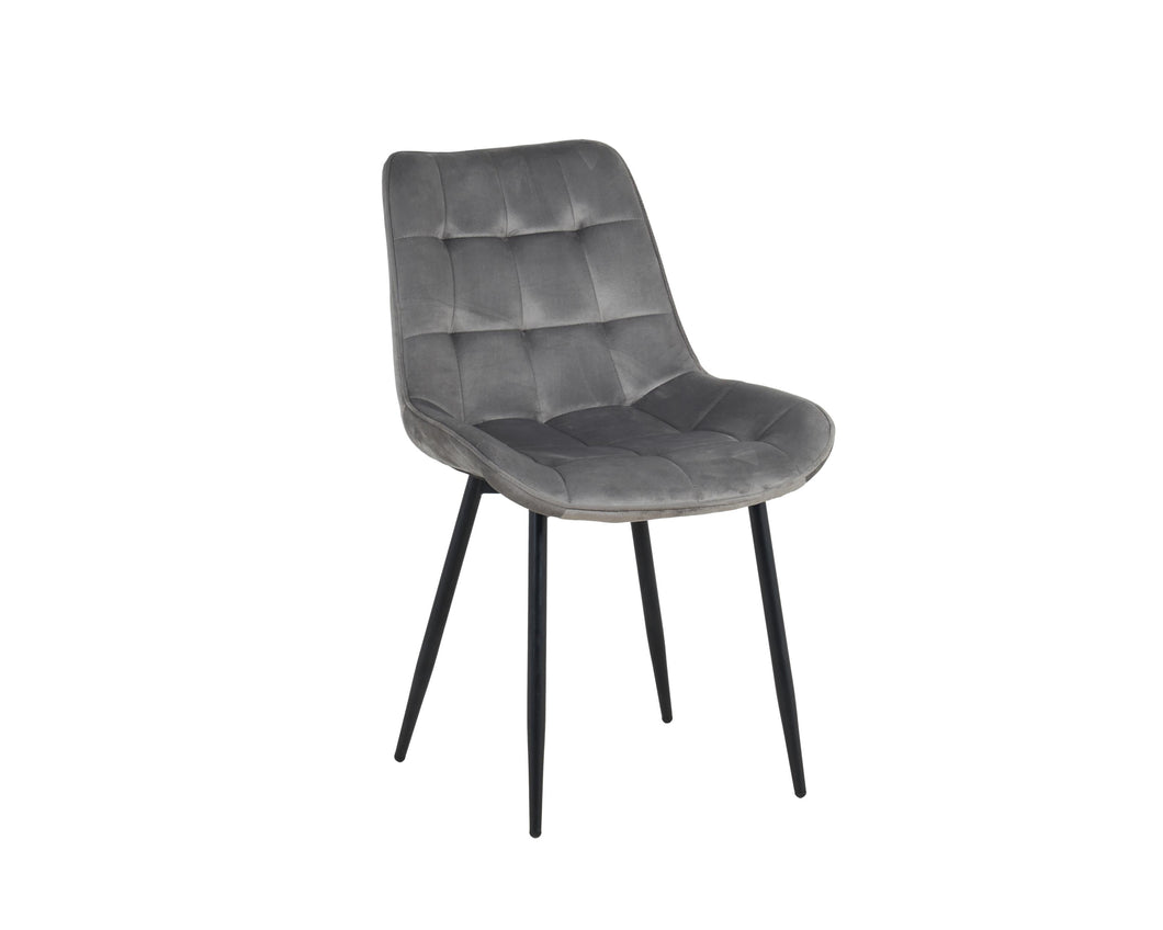 Erica Plush Velvet Comfort Dining Chairs - Set of 4
