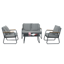 Load image into Gallery viewer, Kendal modern 4 Piece Garden Rattan Set
