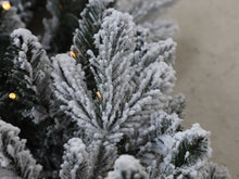Load image into Gallery viewer, 270cm Premium Mixed branch pre-lit Snow filled Christmas Garland - with timer
