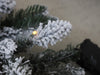 270cm Premium Mixed branch pre-lit Snow filled Christmas Garland - with timer