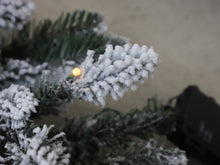 Load image into Gallery viewer, 270cm Premium Mixed branch pre-lit Snow filled Christmas Garland - with timer
