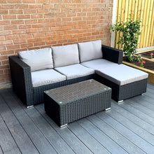 Load image into Gallery viewer, The Dunham 4 Seat Corner Rattan Set
