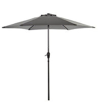 Load image into Gallery viewer, Garden Grey 2m Parasol Umbrella Parasol, Crank Handle Patio
