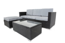 Load image into Gallery viewer, The Dunham 4 Seat Corner Rattan Set
