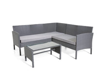 Load image into Gallery viewer, The Lakewood Grey Corner Rattan Set - 5 Seat
