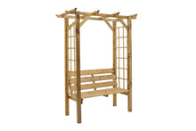 Load image into Gallery viewer, Garden Arbour Pergola Garden Two Seat Bench
