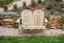 Load image into Gallery viewer, Double Adirondack relax garden bench
