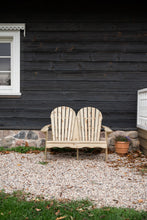 Load image into Gallery viewer, Double Adirondack relax garden bench
