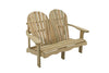 Double Adirondack relax garden bench