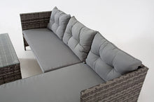 Load image into Gallery viewer, The Riverside Grey Corner Rattan Set
