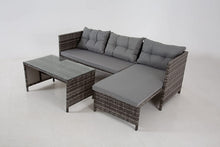 Load image into Gallery viewer, The Riverside Grey Corner Rattan Set
