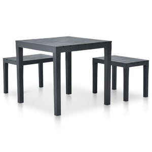 The Timor 2 Seat Dining Set including bench seating